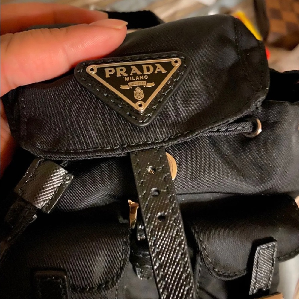 Prada backpack crossbody